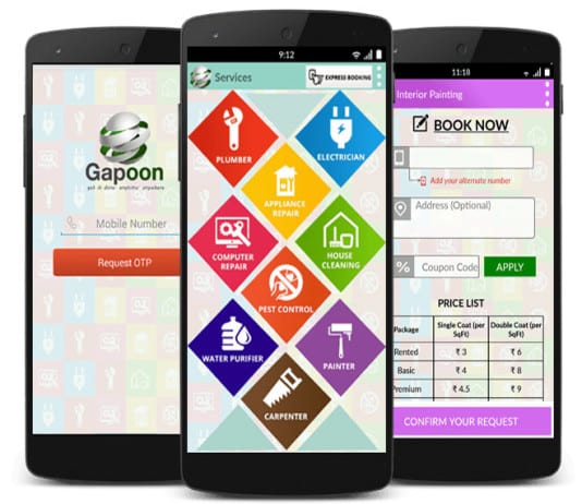 Gapoon, a startup taking on-demand services Gapoon - get it done. anytime. anywhere.