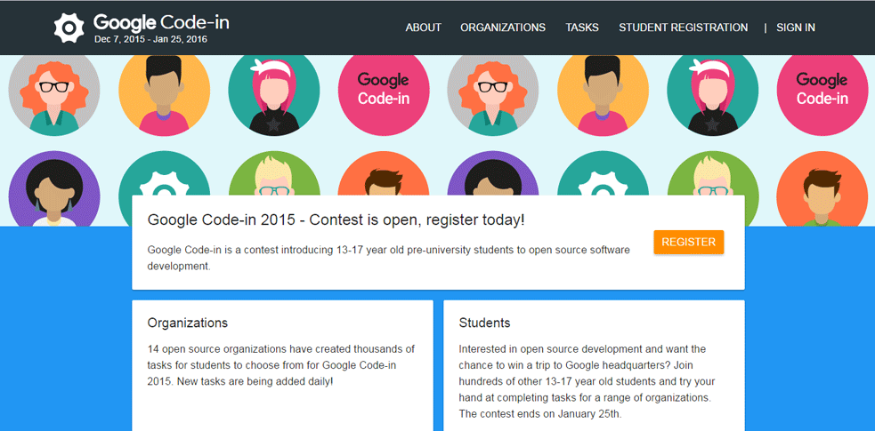 Google Code Contest – Google Code-in