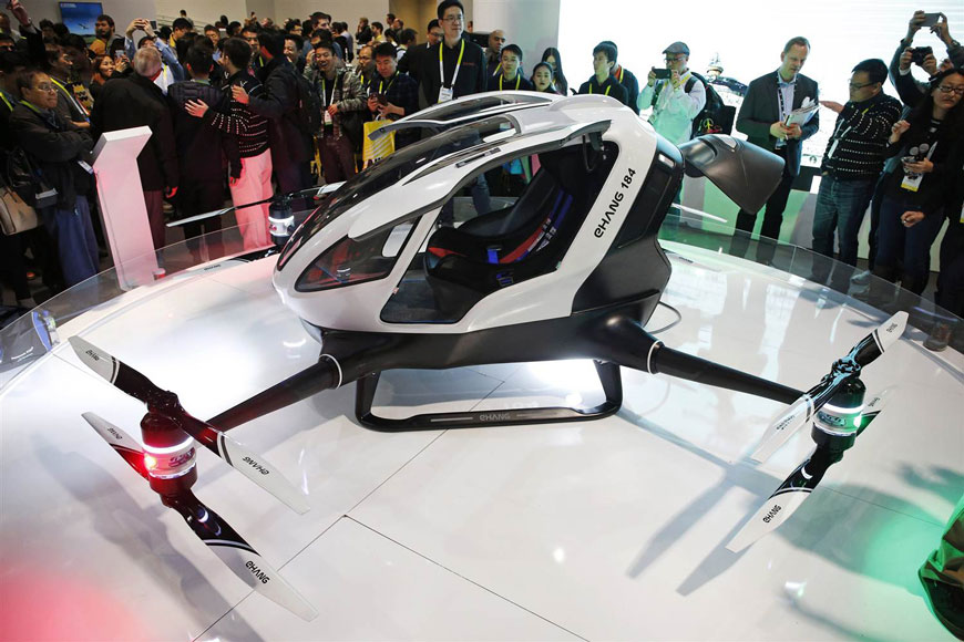 The Ehang 184 – World’s first passenger drone