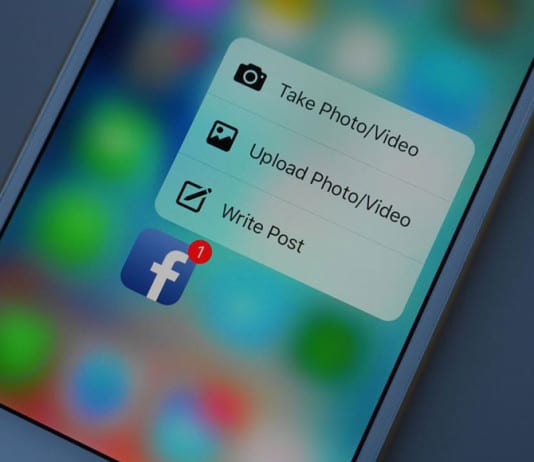 Facebook adds 3D Touch feature to timeline 3D Touch Peek and Pop iOS User can view Facebook timeline in 3D