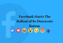 Facebook Starts The Rollout of Its Downvote Button The trial was carried out in the US, Facebook is now rolling out the new tool to more users. Going by tweets posted since the start of its rollout over the weekend, it appears that most of the users are in Australia and New Zealand.