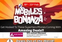 Flipkart Mobile Bonanza Sale From February 19 to February 23 Flipkart Mobile Bonanza Sale From February 19 to February 23