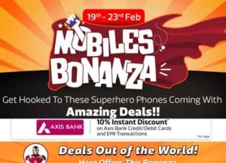 Flipkart Mobile Bonanza Sale From February 19 to February 23 Flipkart Mobile Bonanza Sale From February 19 to February 23