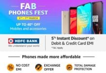 Amazon Fab Phone Fest: Get the best-discounted deals on Smartphones from 5th to 7th March Amazon Fab Phone Fest: Get the best-discounted deals on Smartphones from 5th to 7th March