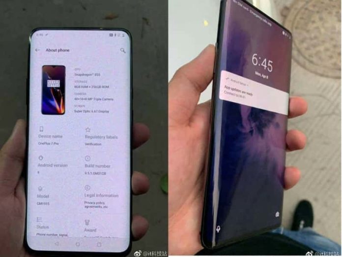 OnePlus 7 Pro Image leaked: Here is everything you need to know