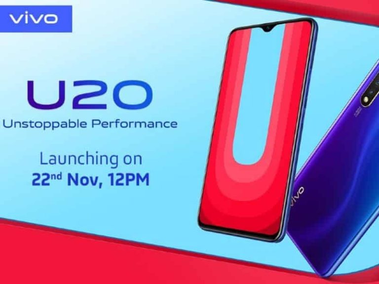 VIVO U20 is set to launch in India, today at 12 PM: Here is everything you need to know
