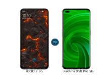 iQOO 3 vs Realme X50 Pro 5G : Specs, features and price compared iQOO 3 vs Realme X50 Pro 5G