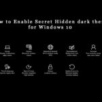 Hidden dark theme for Windows 10 techcresendo