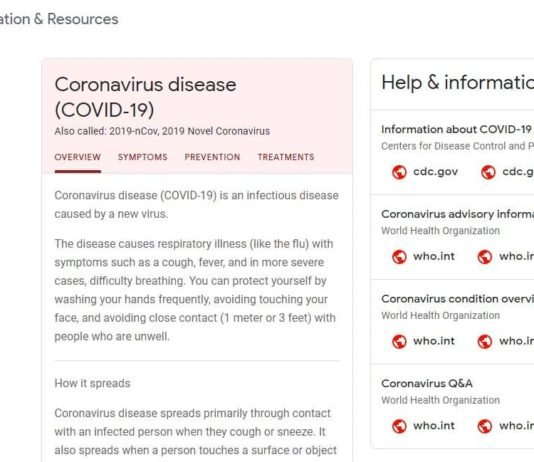 Google launches a coronavirus website – Google’s COVID-19 Website coronavirus website