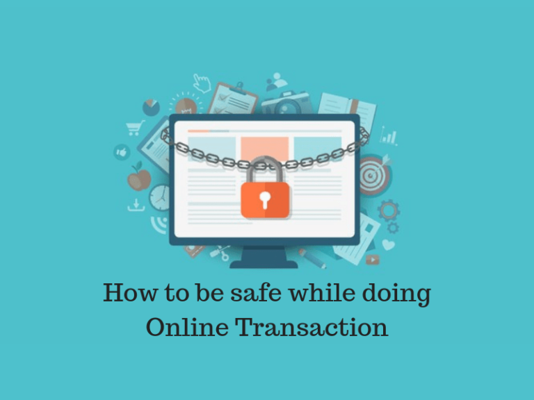 How To Be Safe While Doing The Online Transaction | Techcresendo