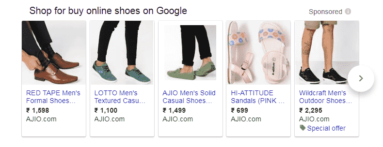 Google Shopping Campaign Ads