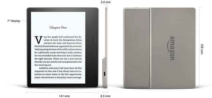 Kindle Oasis : Amazon finally launches a $250 waterproof, 7-inch e-reader with metal chassis and Audible playback