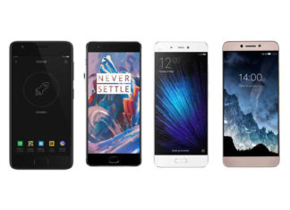 Lenovo Z2 Plus vs OnePlus 3 vs Le Max 2 vs Xiaomi Mi 5 Lenovo Z2 Plus vs OnePlus 3 vs Le Max 2 vs Xiaomi Mi 5